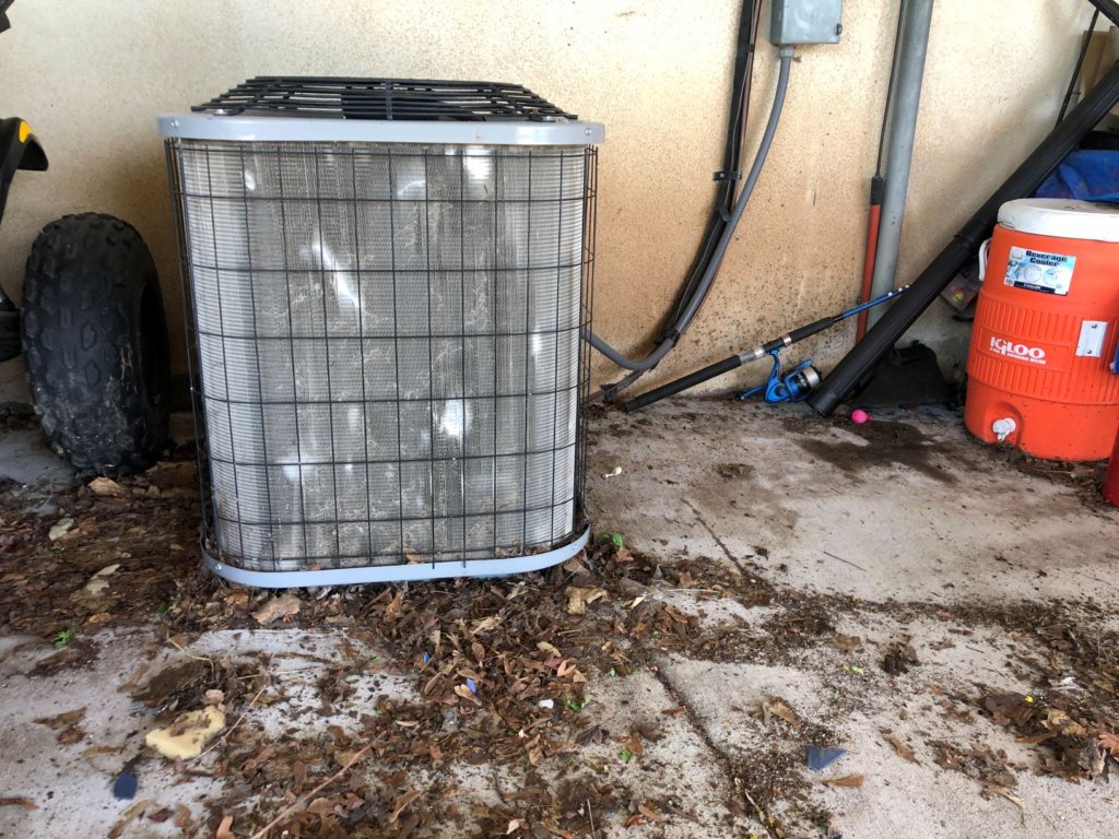 Dirty Air Conditioner Unit